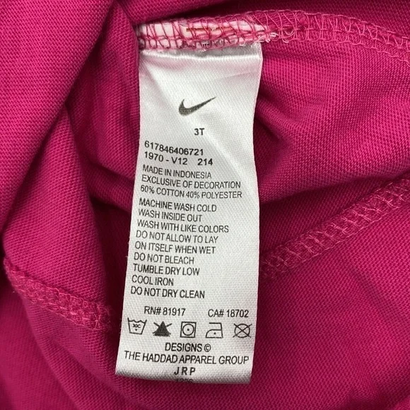 Hot Pink Nike dress 3T - Picture 4 of 4